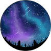 Galaxy in the night sky