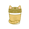 Cat-Becher
