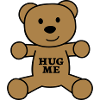 teddy bear hug me