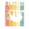 Sloth Animal Zoo Retro