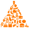 Food Pyramid Much Food Healthy