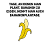 Bananas plantation funny gift