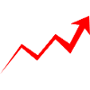 rising course - red