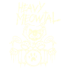 Heavy Metal Cat Drummer Drummer Gothic Goth