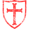 Riddare Templar Cross Shield Templar Gift Deus