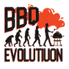 BBQ Evolution,Barbecue,Grill,Grillen,Party Shirt