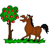pferd baum