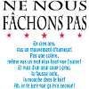 ne nous fâchons pas