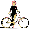 fahrrad mädchen cool