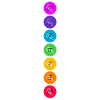 7 chakra symbols energy centers