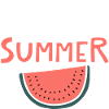 Sweet summer watermelon