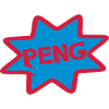 Comic Ausrufe, Ausruf, Cartoon, Peng