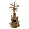 Acoustic guitar Tree of life bass guitarist