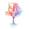 Arbre arc-en-ciel / arbre arc-en-ciel