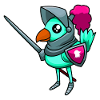 Ritterlicher Vogel
