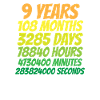 9th birthday!