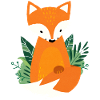 Kleiner Fuchs im Wald