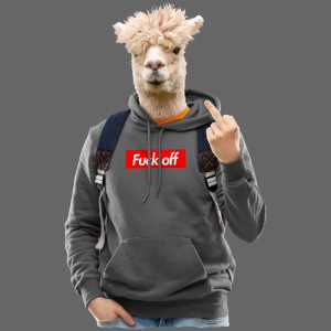 Alfucka - halb Alpaka, halb Mittelfinger