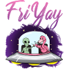 Alien Flamingo Friyay Vendredi