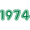 College Zahlen, Jahreszahlen, Jahrgang, 1974
