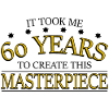 60th birthday saying gift