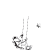 Astronaut moon