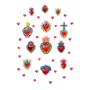 Mexican Sacred Hearts # 1