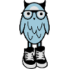Owl with Converse