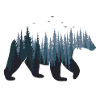 Berlin bear origami