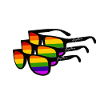 Rainbow Sunglass "Gay Ban"