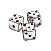 three dice