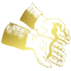 Hands Earthworm Hands Gold