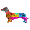Dackel Dachshund Flowers