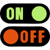 button on off
