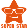 Add text star super 0