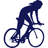 Radfahrerin