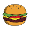 Burger cheeseburger fast food gift