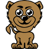 bear drawing child animals