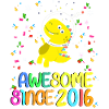 2016 Dinosaur Birthday Design