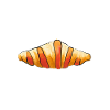 Croissant drawn