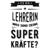 Lehrerin Superkraft dunkel