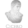 ritratto di Cicerone, disegno, nero