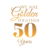 Gold wedding 50 years married gift