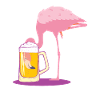 Flamingo costume costume carnival carnival