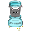 Antidepressant cat gift idea birthday