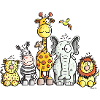 Happy African Animal Team
