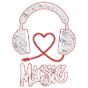 I LOVE MUSIC T-Shirt