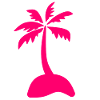 Pink island
