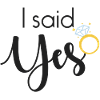 I said yes - mit Diamantring