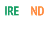Conception IRELAND avec drapeau irlandais